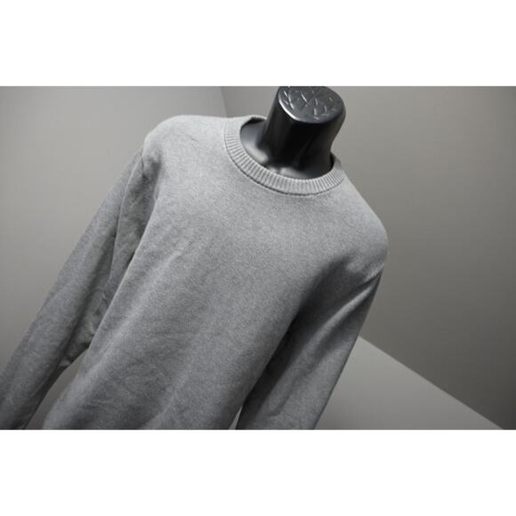 Duluth Trading Co. Crew Neck Swaeter Cotton Nylon Gray Mens Size Large Tall LT - Picture 4 of 7